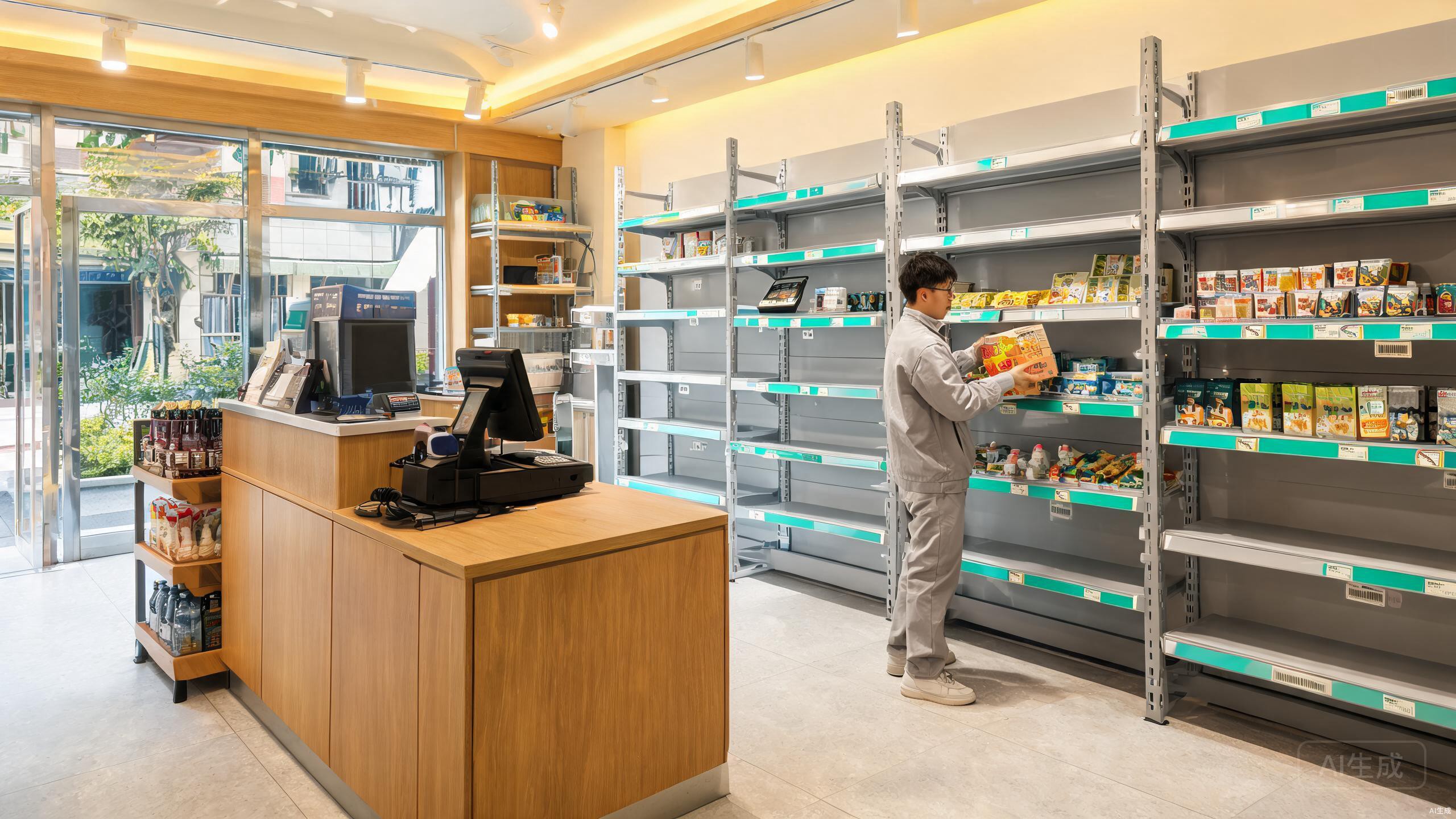 前店后仓模式示意图